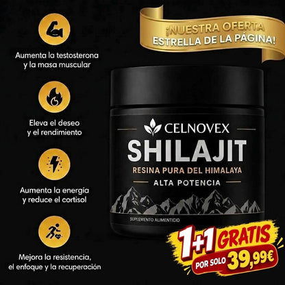Resina de Shilajit pura del Himalaya – Potenciador de Vitalidad y Enfoque