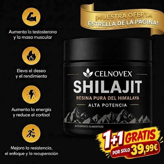 Resina de Shilajit pura del Himalaya – Potenciador de Vitalidad y Enfoque