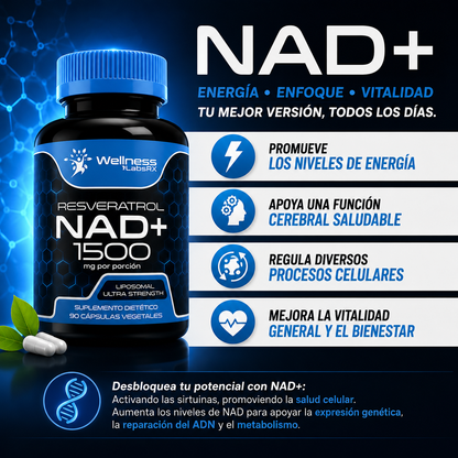 Cansancio, mente lenta y cuerpo que no responde — Celnovex NAD+ reactiva tu energía y juventud celular desde la primera semana