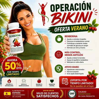 Berberina — Ayuda a Regular la Glucosa, Controlar el Apetito y Favorecer un Peso Saludable
