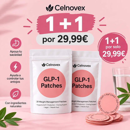 Parches GLP-1 de berberina 3 en 1 - Reduce hasta 8kg en 90 días sin pastillas.