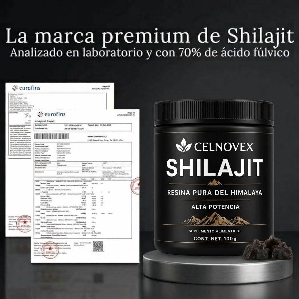 Resina de Shilajit pura del Himalaya – Potenciador de Vitalidad y Enfoque