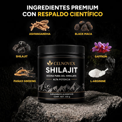 Resina de Shilajit pura del Himalaya – Potenciador de Vitalidad y Enfoque