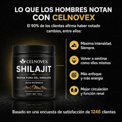 Resina de Shilajit pura del Himalaya – Potenciador de Vitalidad y Enfoque